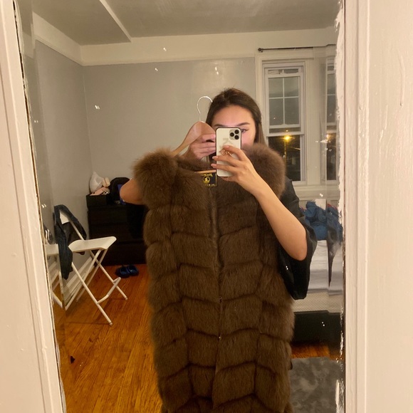 Faux Fur Coat Jacket - Picture 4 of 6